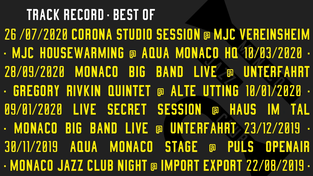 Monaco Jazz Club e.V. Best of Concerts